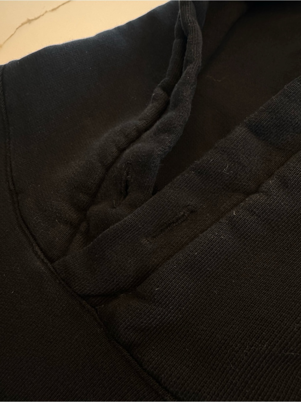 Givenchy Archetype Curved Logo Hoodie Black Cotton Fleece Size XL - Picture 6 of 12